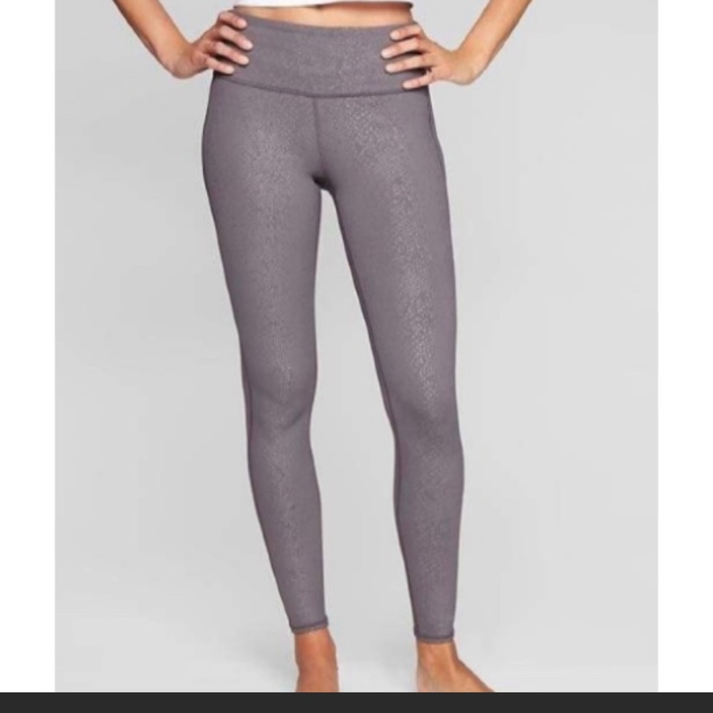 Athleta snake skin leggings